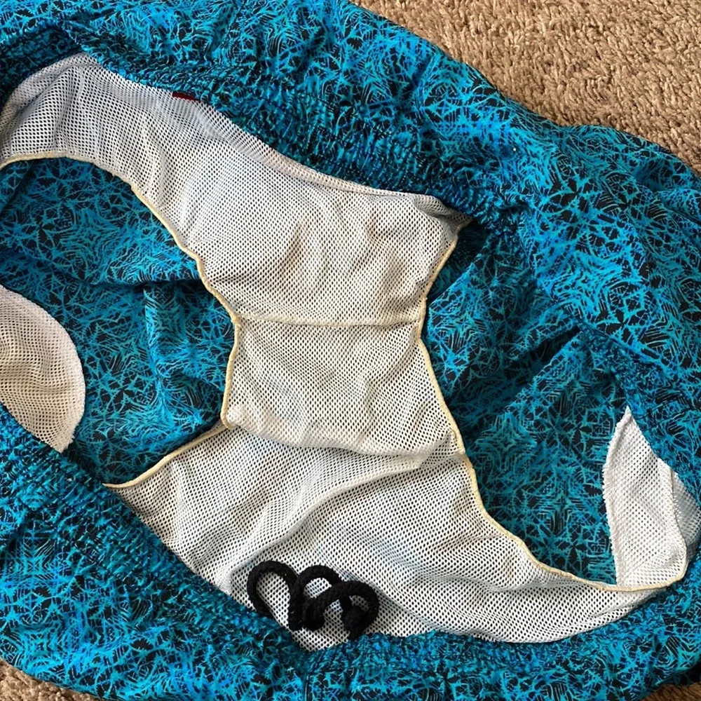 VTG 80’s 90’s Abstract Mens Swimsuit Bathing Swim Suit Shorts
